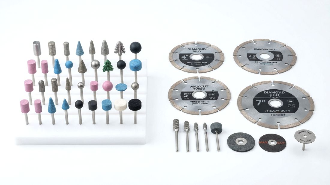 Mounted points and diamond blades