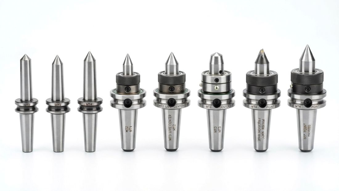 Live and dead lathe centres