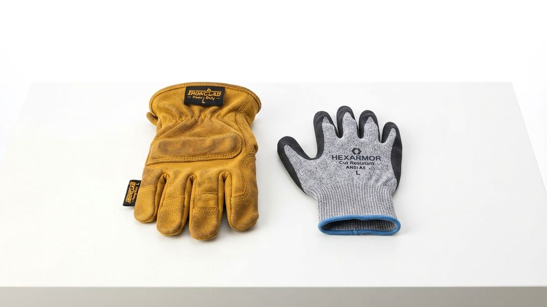 Industrial work gloves